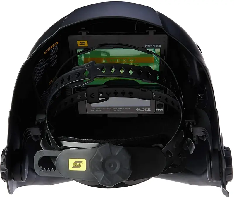0700000800 Sentinel A50 Schweißhelm, Schwarz, Sichtfeld 3,93 × 2,36 Zoll (100 × 60 mm).