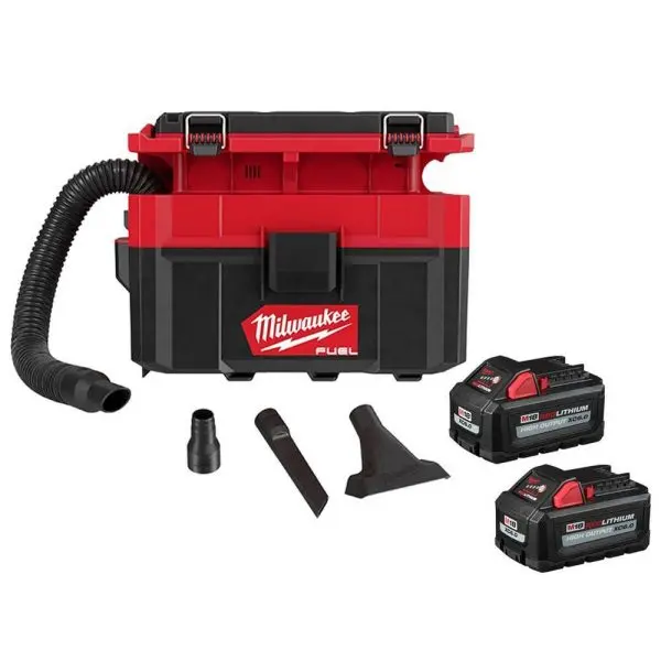 0970-20-48-11-1862 M18 FUEL PACKOUT Akku-Trocken-/Nasssauger, 18 V Lithium-Ion, 9,5 l Fassungsvermögen, inkl. (2) M18 HIGH OUTPUT Akkus mit 6,0 Ah