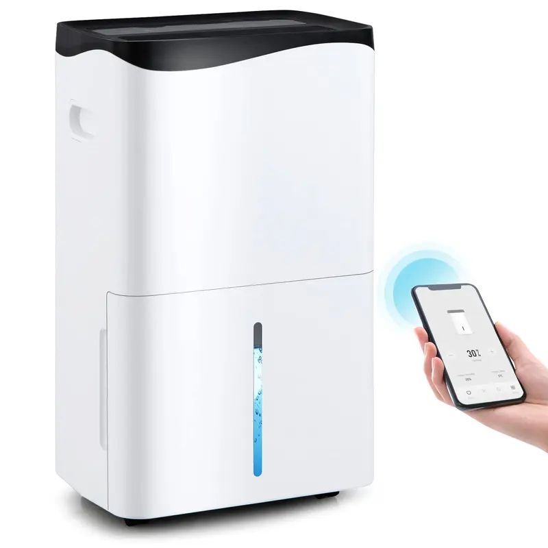 100-Pint-Entfeuchter für Räume bis zu 5500 Quadratfuß mit intelligenter App- und Alexa-Stimmssteuerung