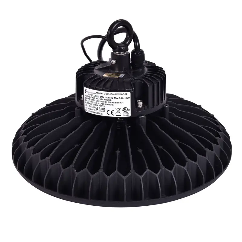 100 W / 150 W LED-Hochbucht-Leuchte mit 12.580 / 18.820 Lumen für den Bergbau
