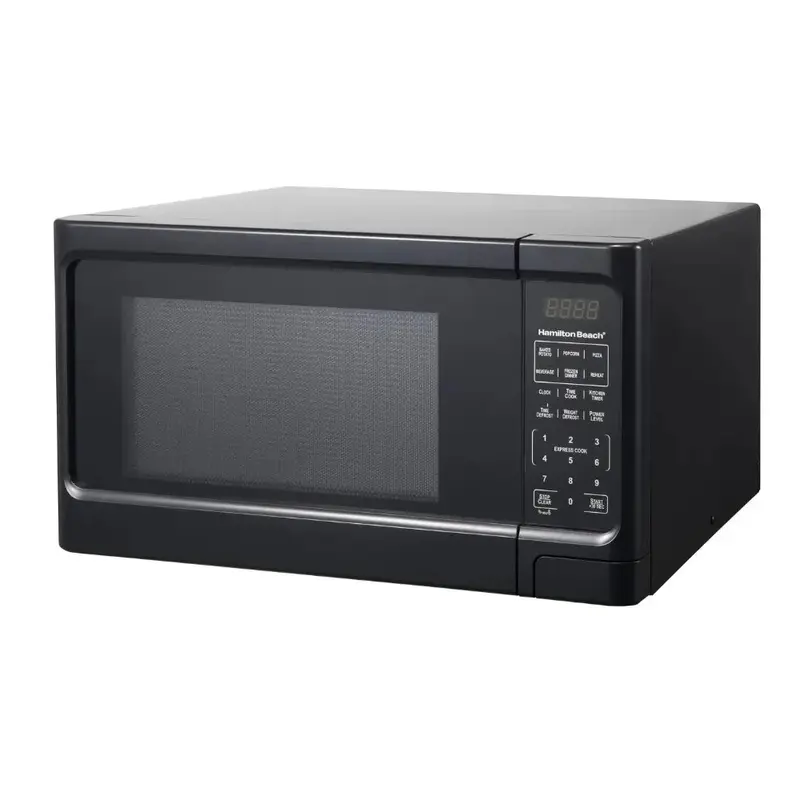 1,1 Cu. Ft. elegante schwarze digitale Mikrowelle – mühelose Touchpad-Steuerung.