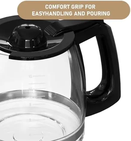 12-Tassen-Ersatz-Kaffeekanne für Hamilton Beach-Kaffeemaschinen (Modelle 49902, 49915, 49905C, CM4309, 49317, 49467, 49611, 49904, 49934, 46230, 46290, 46293, 46294, 46299)