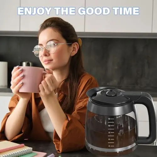 12-Tassen-Kaffeekanne als Ersatz für Ninja-Kaffeemaschinen-Modelle CE251, CE201, CE201C, CE200, CE200C, Modellnummer XGLSLID200
