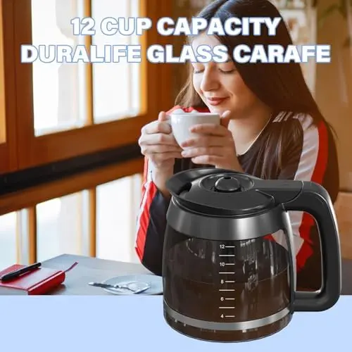 12-Tassen-Kaffeekanne als Ersatz für Ninja-Kaffeemaschinen-Modelle CE251, CE201, CE201C, CE200, CE200C, Modellnummer XGLSLID200