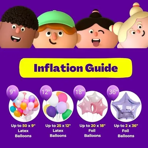 13-L-Heliumflasche für Ballons zu Hause – Heliumballon-Flasche für bis zu 50 Latexballons