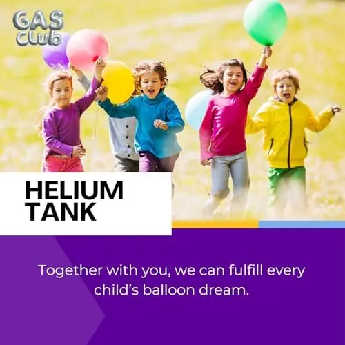 13-L-Heliumflasche für Ballons zu Hause – Heliumballon-Flasche für bis zu 50 Latexballons