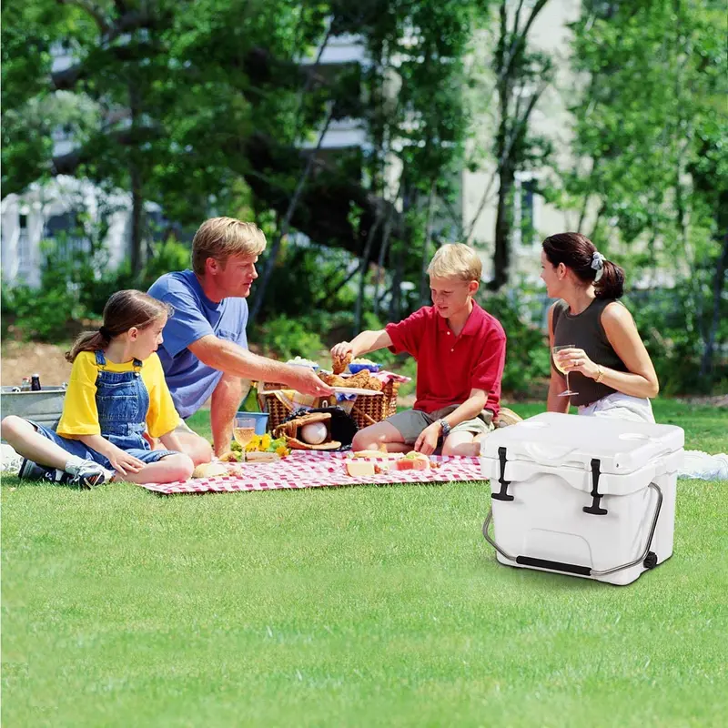 16-Quart-Kühler, tragbarer isolierter Eisbehälter
