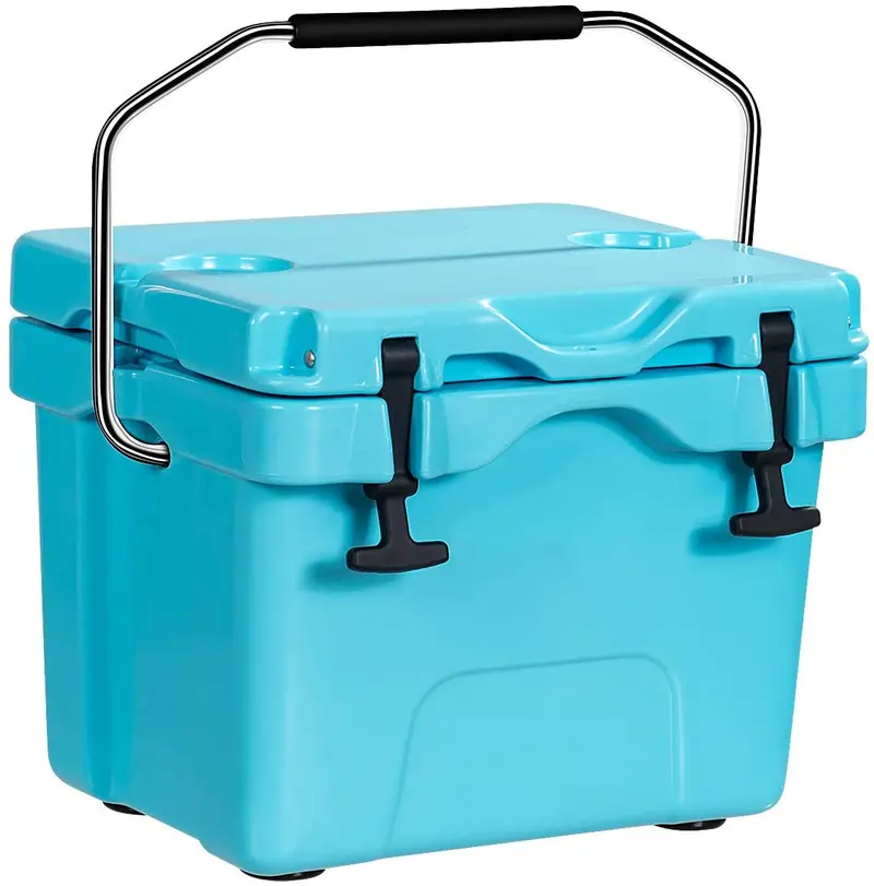 16-Quart-Kühler, tragbarer isolierter Eisbehälter