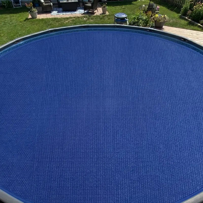 18 ft runder Solar-Poolcover, 16 Mil PE-Thermoblase-Decke