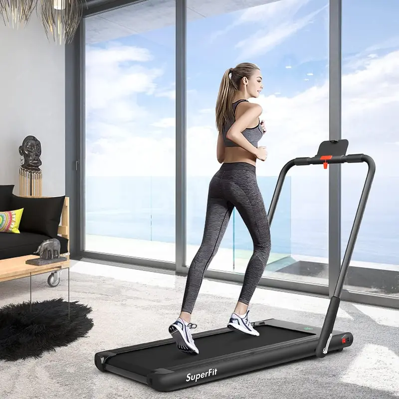 2-in-1-Klapp-Laufband, 2,25-PS-Unter-Schreibtisch-elektrisches Superfit-Laufband