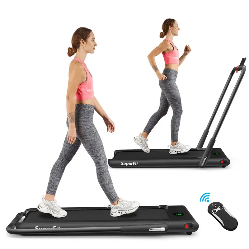 2-in-1-Klapp-Laufband, 2,25-PS-Unter-Schreibtisch-elektrisches Superfit-Laufband