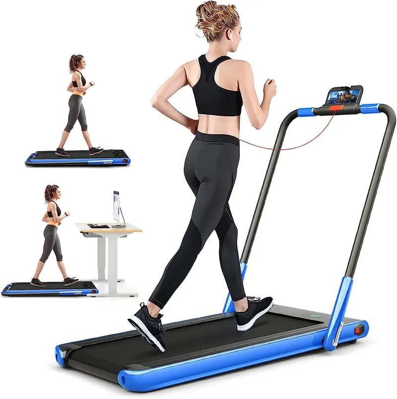 2-in-1-Klapp-Laufband, 2,25-PS-Unter-Schreibtisch-elektrisches Superfit-Laufband