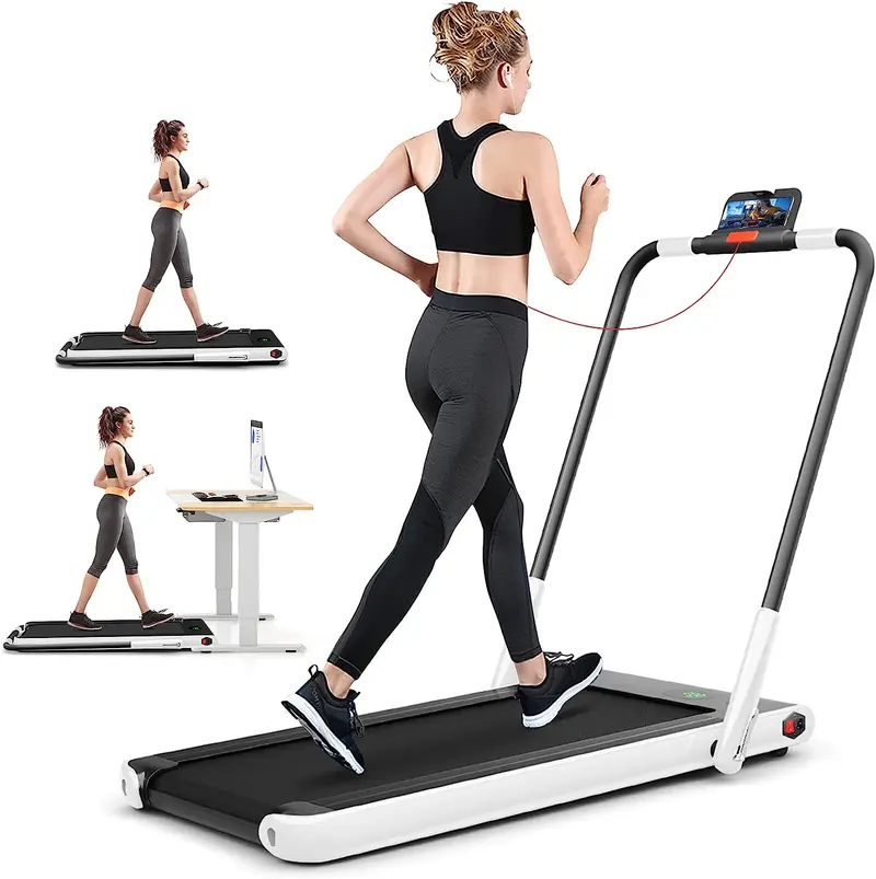 2-in-1-Klapp-Laufband, 2,25-PS-Unter-Schreibtisch-elektrisches Superfit-Laufband