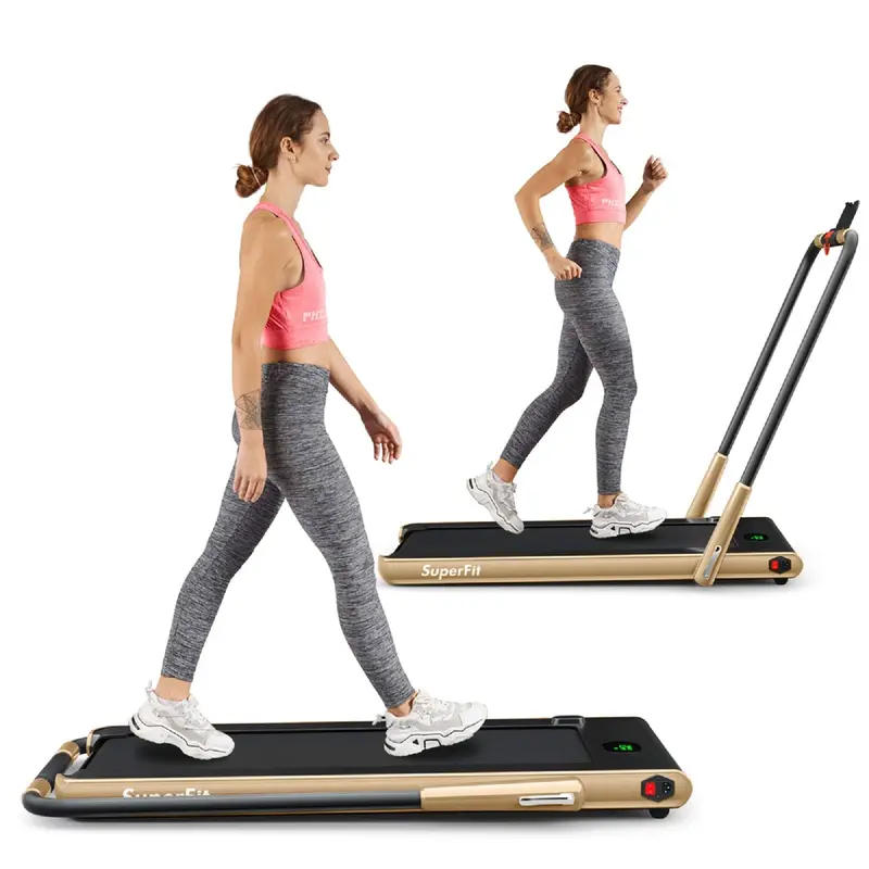2-in-1-Klapp-Laufband, 2,25-PS-Unter-Schreibtisch-elektrisches Superfit-Laufband