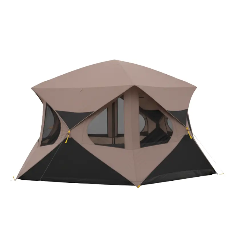 2-Personen-Schnellzelt mit Regenschutz für Camping 2