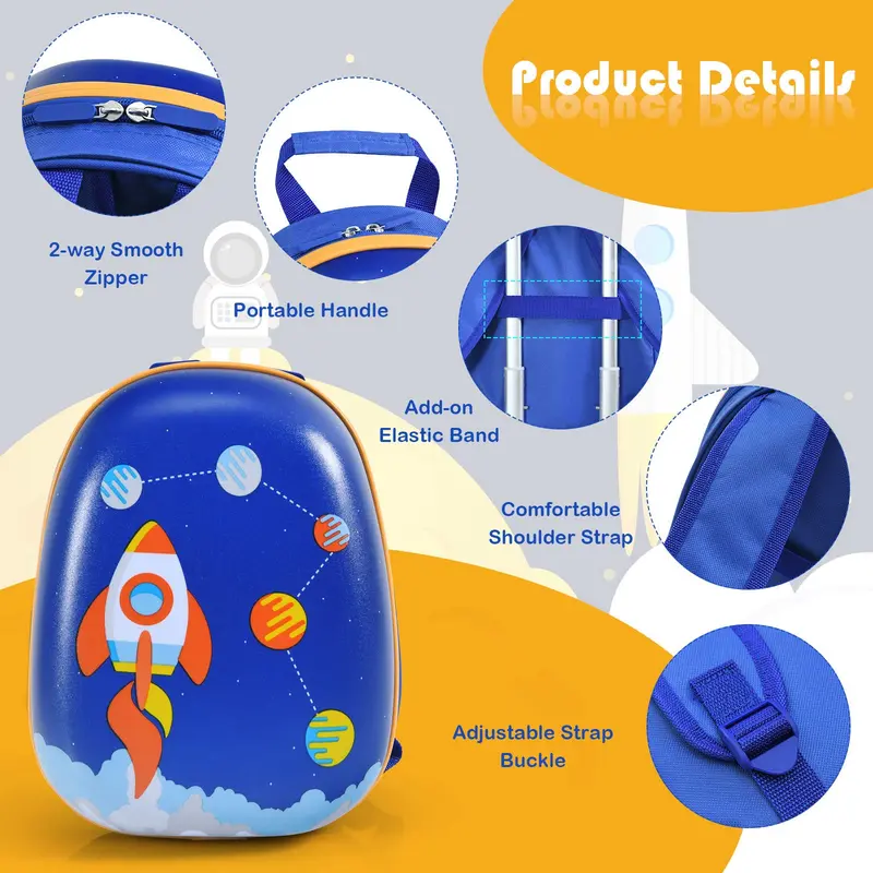 2-teiliges Kindergepäckset, 12" & 16" Handgepäck für Kinder
