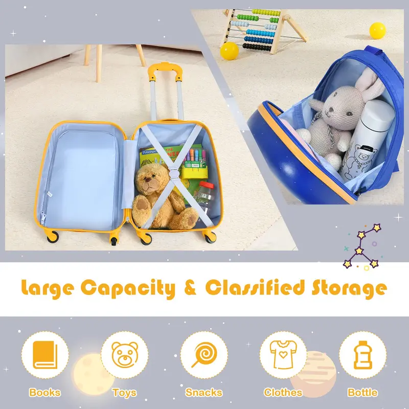 2-teiliges Kindergepäckset, 12" & 16" Handgepäck für Kinder