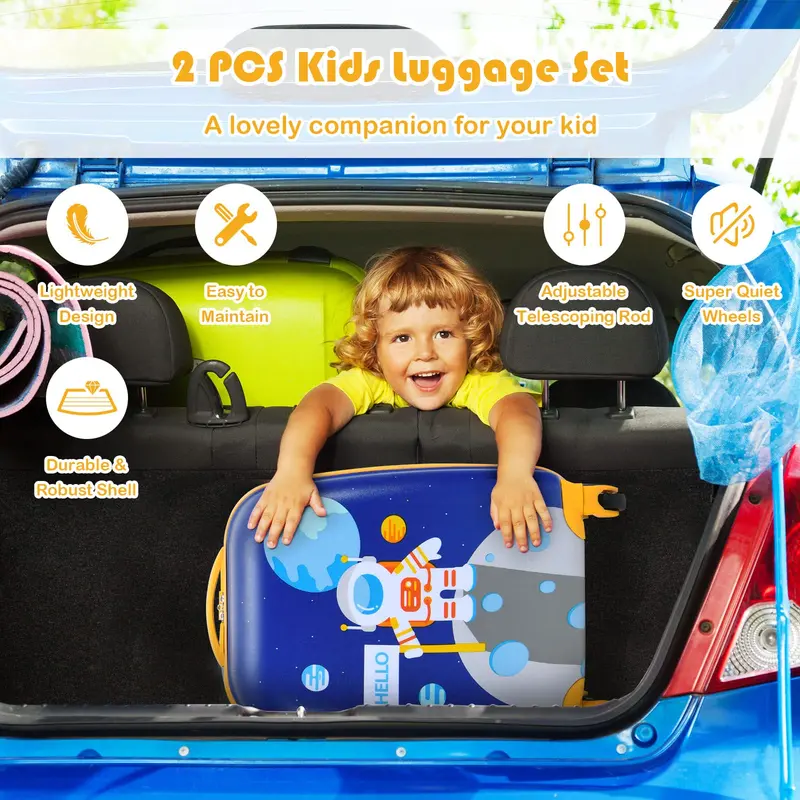 2-teiliges Kindergepäckset, 12" & 16" Handgepäck für Kinder