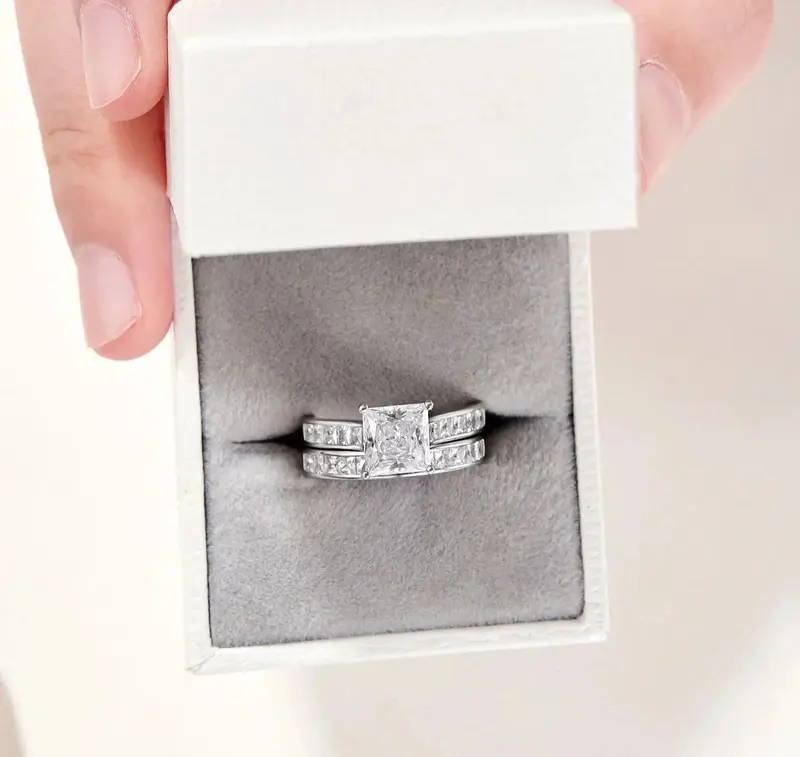 2-teiliges klassisches Ring-Set