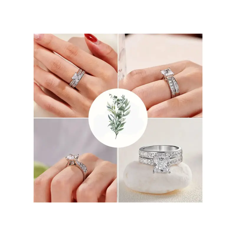 2-teiliges klassisches Ring-Set