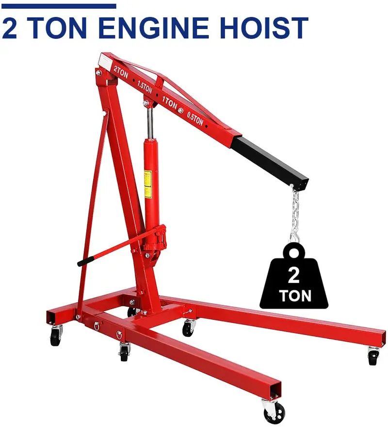 2-Tonnen-Klapp-Hebevorrichtung für Motoren, Kirschpflücker, Werkstattkran, Hebevorrichtung