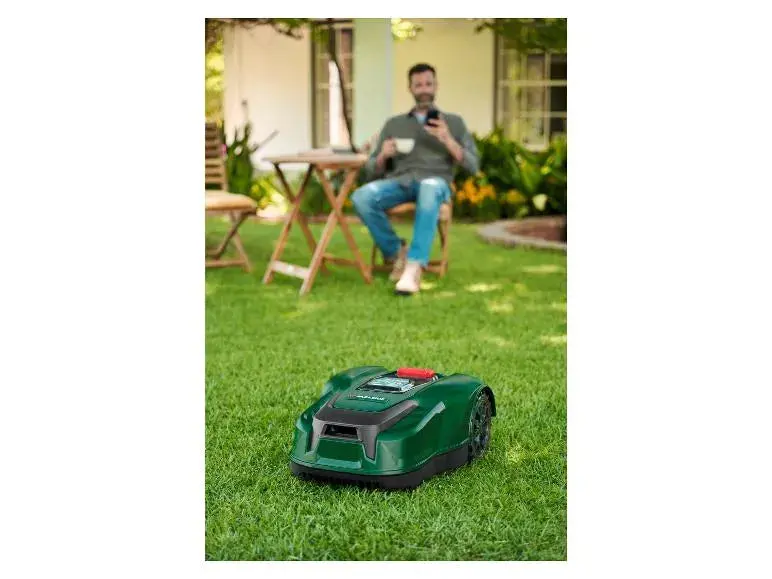 20-V-Mähroboter »Smart PAMRS 1000 A1« von PARKSIDE® mit Akku und Ladestation