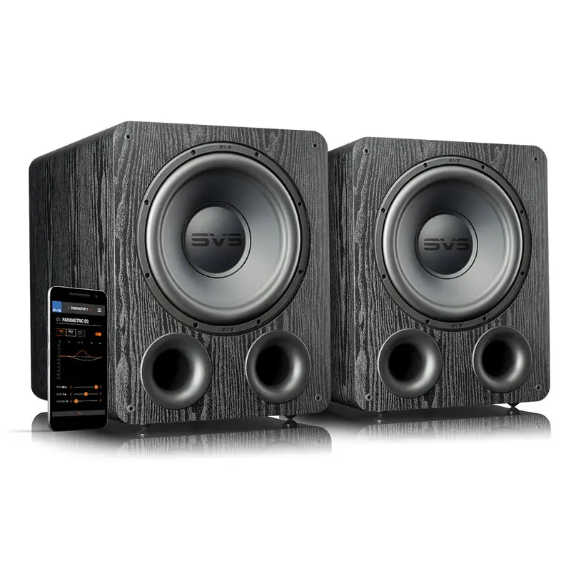 2026 SVS PB-1000 Pro Bassreflex-Subwoofer – Paar (Premium Schwarzasche)
