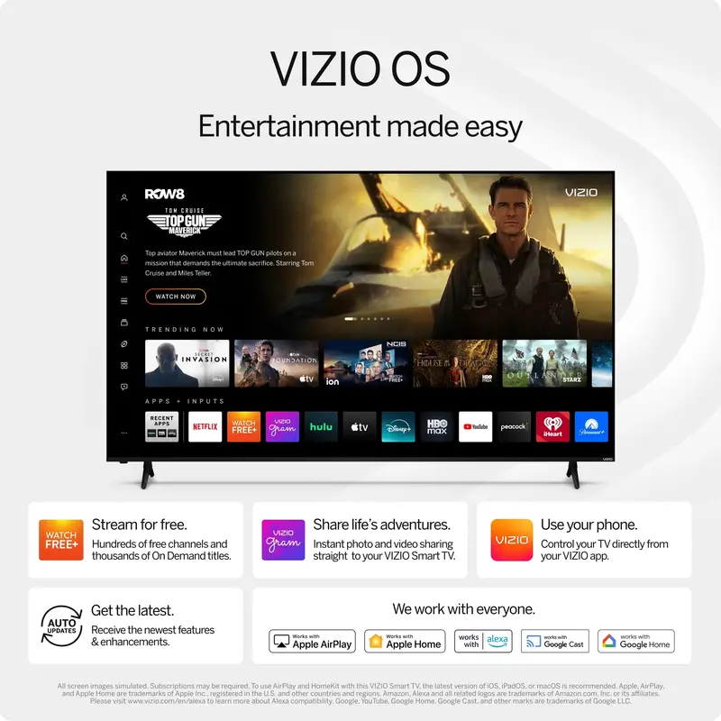 2026 VIZIO 50" Klasse 4K UHD LED HDR Smart-TV (V4K50M-08)
