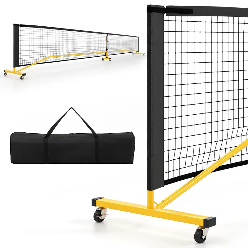 22-Fuß-regelkonformes Pickleball-Netzsystem mit stabilem Metallrahmen