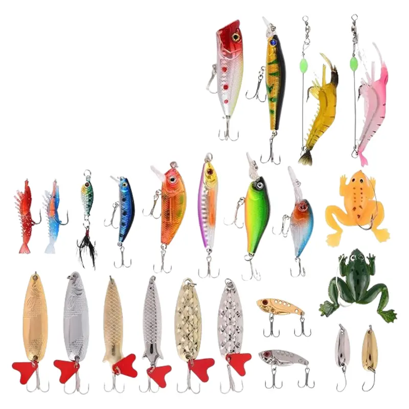 24-teiliges Angelköder-Set für Männer, Jugendliche und erwachsene Angler 2