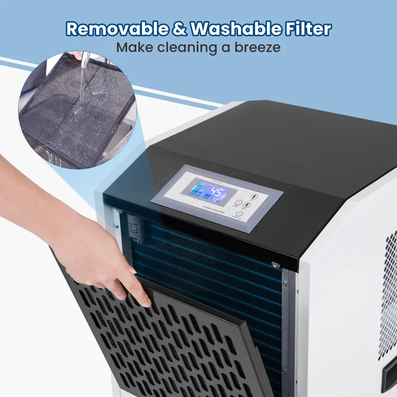 250-Pinten-Gewerbede-humidifier mit Abflussschlauch, industrieller Hochleistungs-Dehumidifier 2