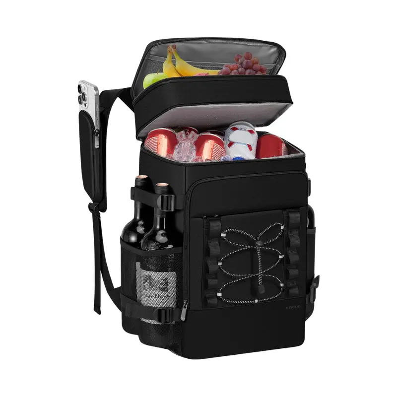 28-Liter-Isolierter, auslaufsicherer Kühlrucksack mit zwei Fächern
