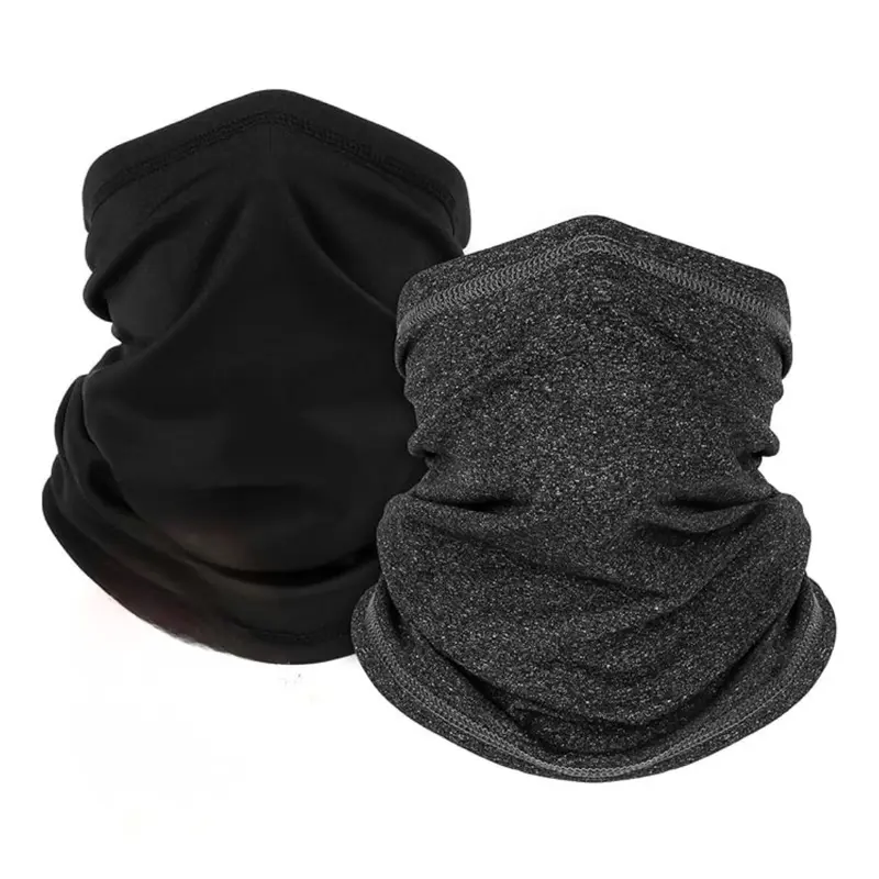 2er-Pack Fleece-Halswärmer für Skifahren, Wandern und Winteraktivitäten
