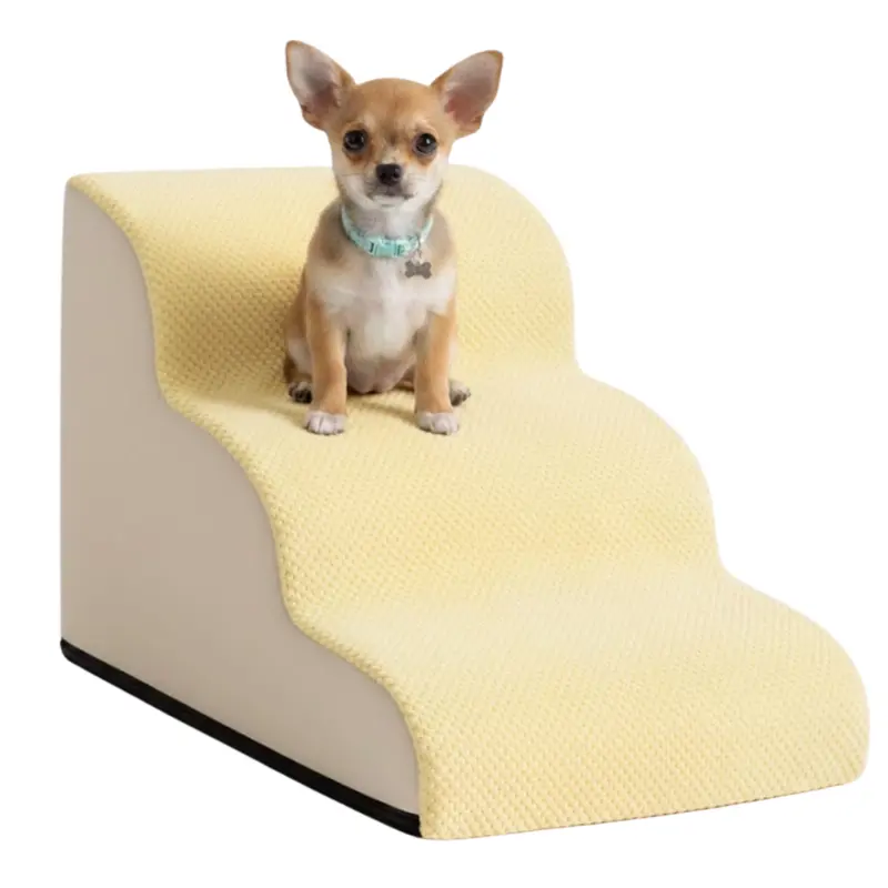 3-stufige Treppen für kleine Hunde und Katzen, Rampe für Sofa, Stuhl oder Bett