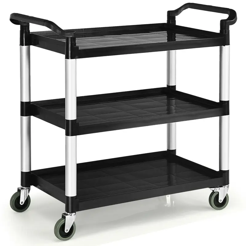 3-stufiger rollender Utility-Wagen mit Rädern