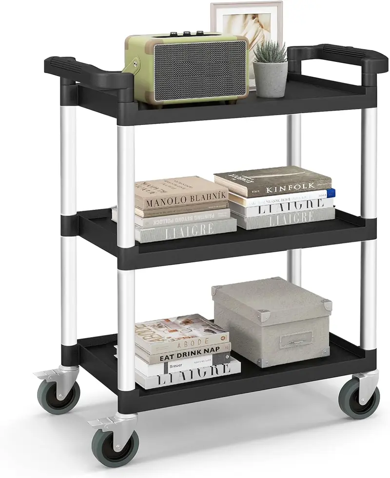 3-stufiger rollender Utility-Wagen mit Rädern