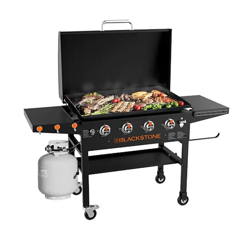 36-Zoll-Griddle-Kochstation mit Haube