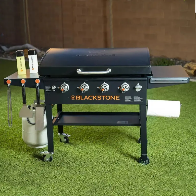 36-Zoll-Griddle-Kochstation mit Haube