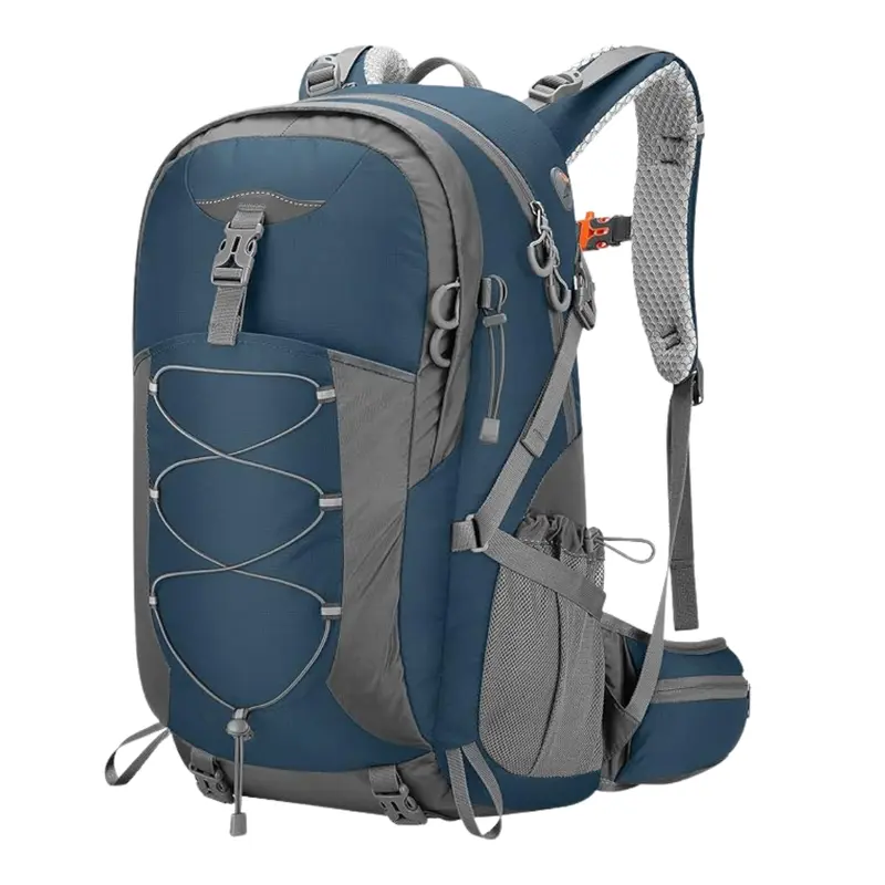 40-Liter-Wander-Rucksack mit Regenschutz und mehrfach unterteiltem Stauraum