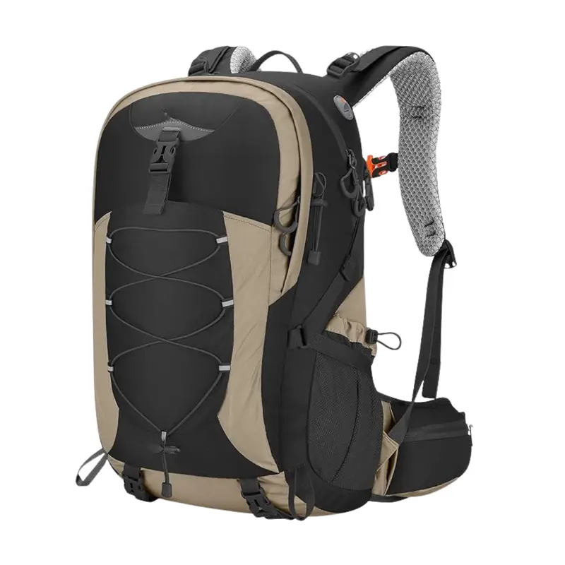 40-Liter-Wander-Rucksack mit Regenschutz und mehrfach unterteiltem Stauraum