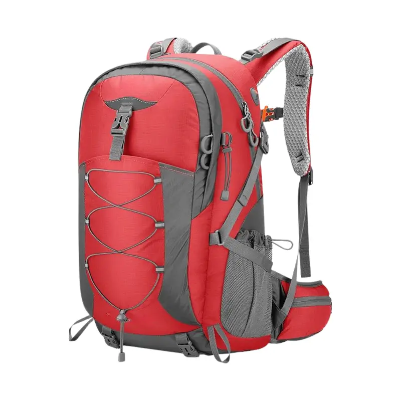 40-Liter-Wander-Rucksack mit Regenschutz und mehrfach unterteiltem Stauraum