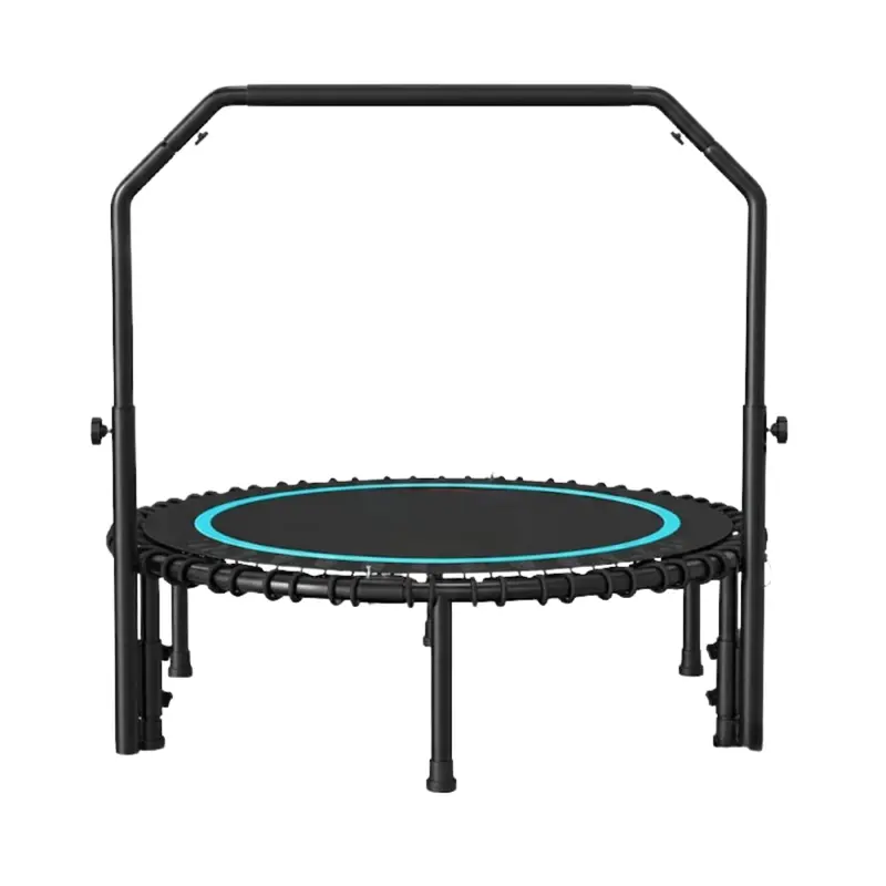 40"-Mini-Rebounder-Trampolin mit verstellbarem Griff und Gummiseilen