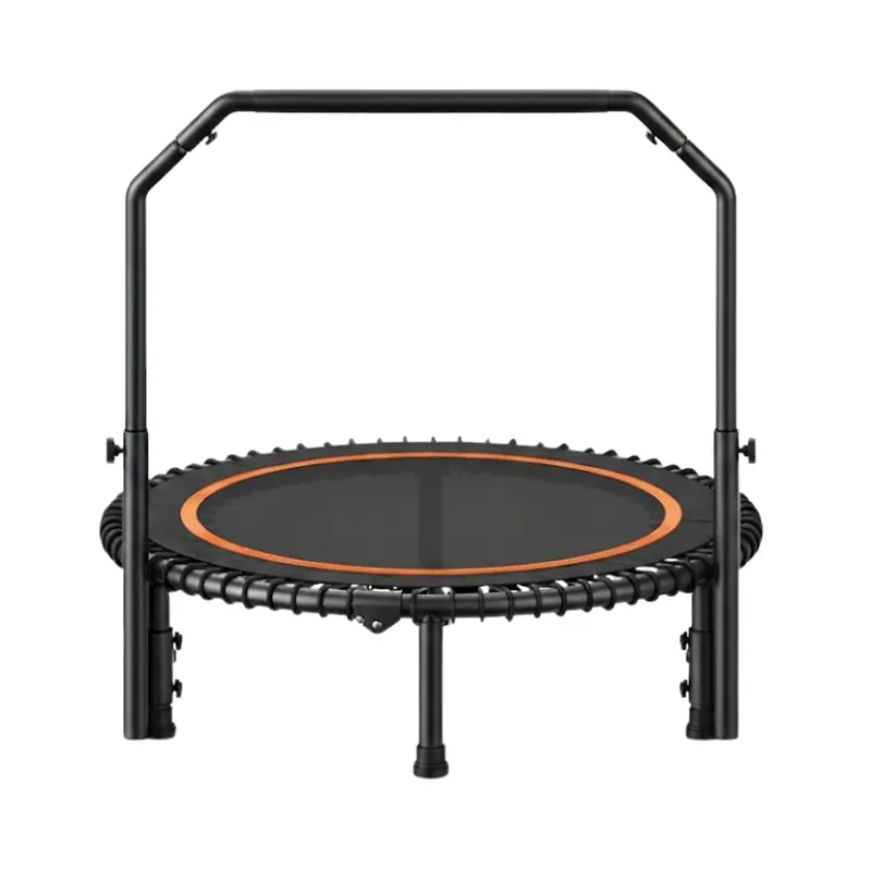 40"-Mini-Rebounder-Trampolin mit verstellbarem Griff und Gummiseilen