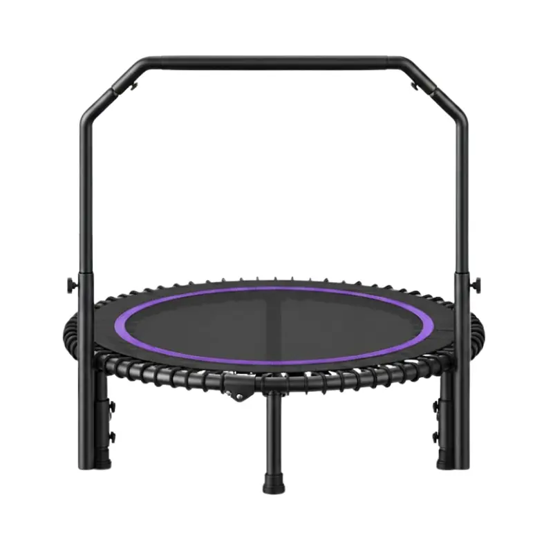 40"-Mini-Rebounder-Trampolin mit verstellbarem Griff und Gummiseilen