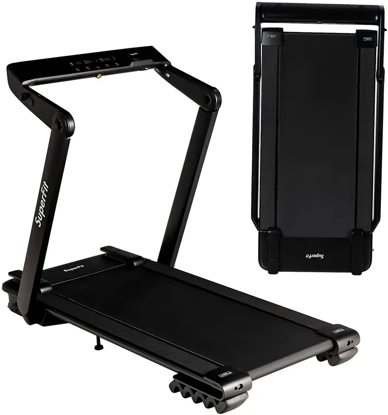 4,0-PS-Hochleistungs-Faltlaufband, elektrisches klappbares Superfit-Laufband mit LED-Touchscreen