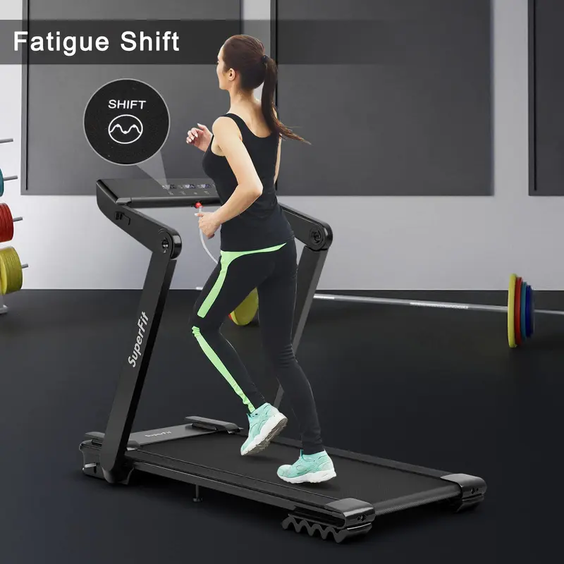 4,0-PS-Hochleistungs-Faltlaufband, elektrisches klappbares Superfit-Laufband mit LED-Touchscreen
