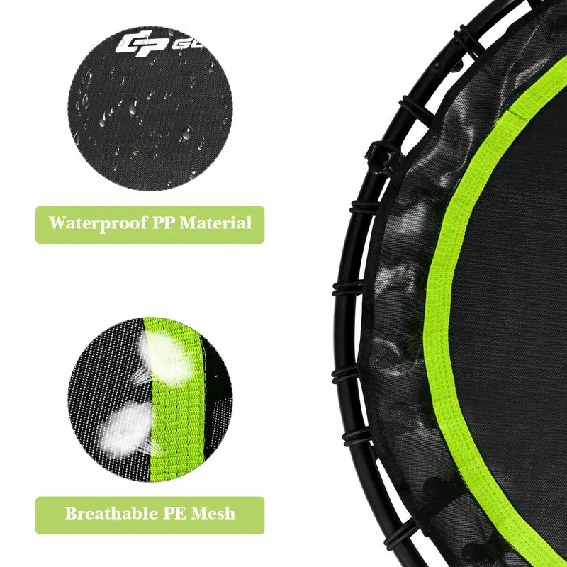 40-Zoll-Klapp-Trampolin für Fitness, tragbares Mini-Trainings-Trampolin