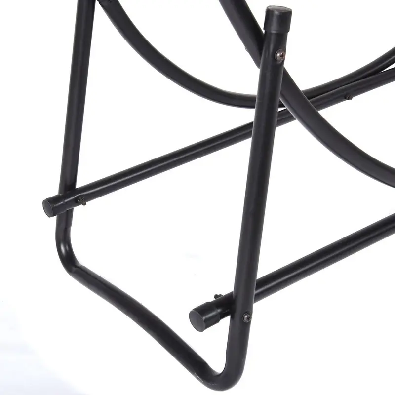 41-Zoll-Feuerholz-Halter mit Ringform, stabiler Stahl-Holzhalter für Innen- und Außenbereich, Feuerstelle und Kamin