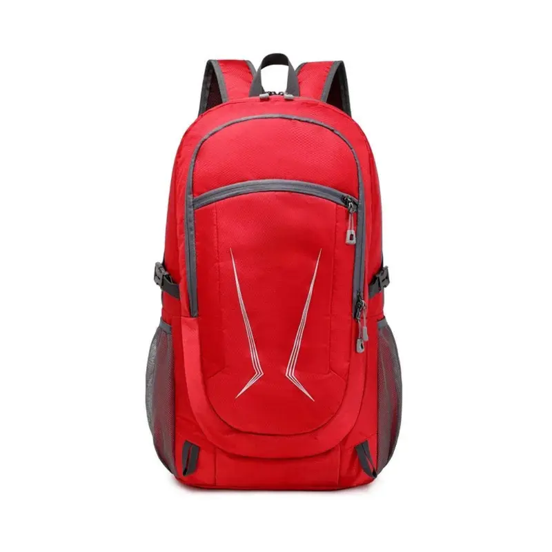 45-Liter-Falt-Rucksack für Wanderungen, wasserabweisend, mit mehreren Fächern