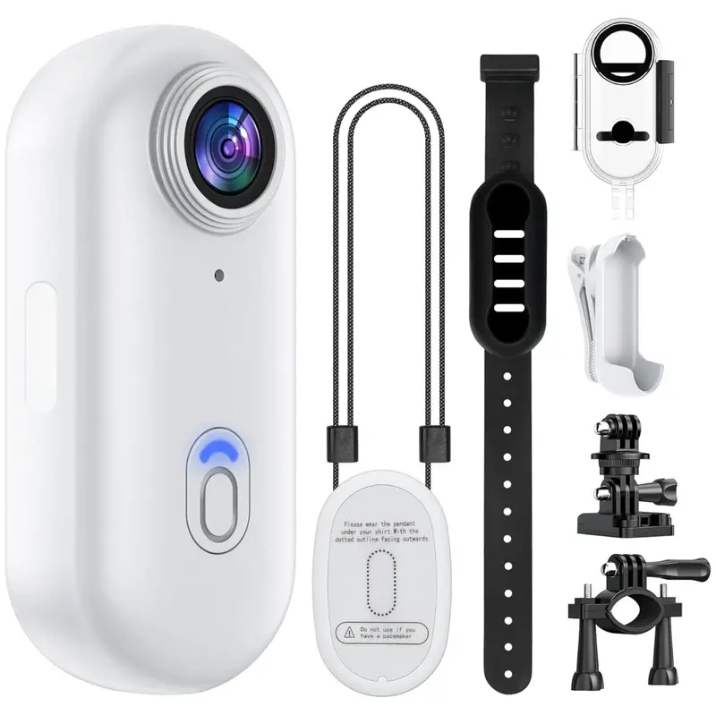 4K-Mini-Action-Kamera mit 128 GB, wasserfest, Daumen-POV, tragbar 2
